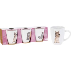 Koffiebeker set katten 3-delig