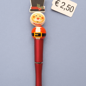Kerst Kralenpen - Kerstman met hoge hoed (Rood)