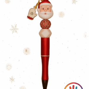 Kerst Kralenpen - Kerstman met handschoen