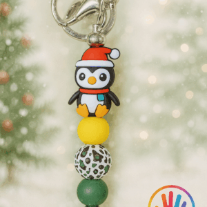 Kerst kralensleutelhanger - Pinguïn